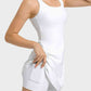 Women's Cressida Square Neck Sports Tank Dress with Full Coverage Bottoms