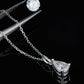Women's 1 Carat Moissanite 925 Sterling Silver Necklace