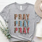 Letter Graphic Round Neck Short Sleeve T-Shirt