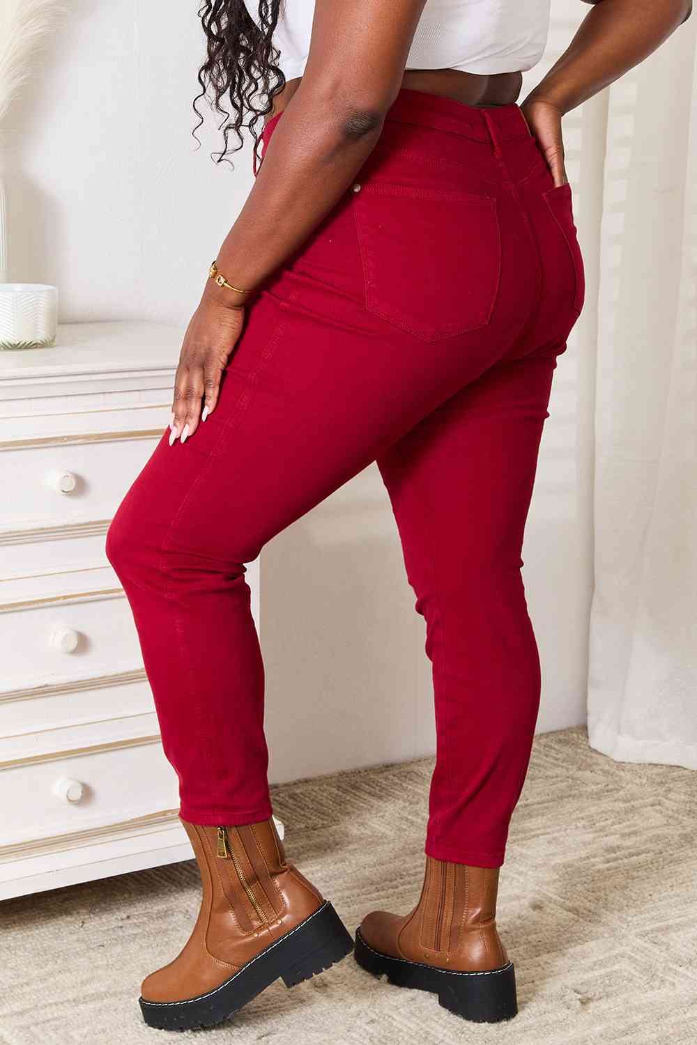 Judy Blue Full Size High Waist Tummy Control Skinny Jeans *