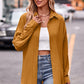 Full Size Slit Dropped Shoulder Longline Shirt