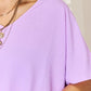 Zenana Texture Short Sleeve T-Shirt - Brand Zenana