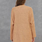 Pocketed Open Front Long Sleeve Cardigan