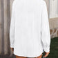 Button Up Dropped Shoulder Shirt