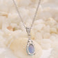 Women's Find Your Center Opal Pendant Necklace