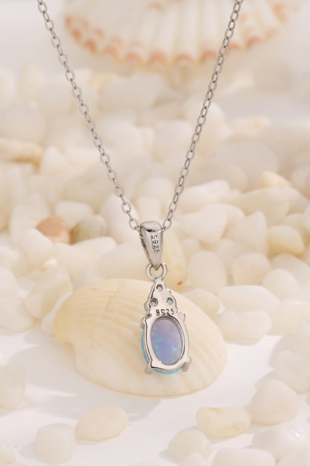 Women's Find Your Center Opal Pendant Necklace