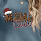 Christmas Themed Round Neck Letter Graphic Long Sleeve Sweatshirt