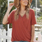 Surplice Half Sleeve T-Shirt