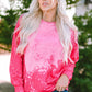 Printed Round Neck Long Sleeve Sweatshirt