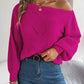 NotSoBasic Openwork Long Sleeve Sweater