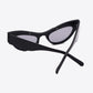 SUNKISSED DREAMS UV400 Rhinestone Trim Cat-Eye Sunglasses