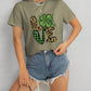 LOVE Round Neck Short Sleeve T-Shirt