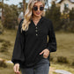 Full Size Cable-Knit Dropped Shoulder Hoodie