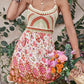Printed Scoop Neck Mini Cami Dress