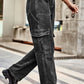 Full Size Loose Fit Long Pants with Pockets