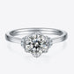 1 Carat Moissanite 925 Sterling Silver Ring  💜