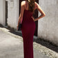 Spaghetti Strap Bodyline Maxi Dress