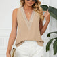 V-Neck Wide Strap Tank