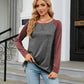 Full Size Round Neck Raglan Sleeve T-Shirt