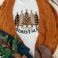 Full Size MERRY CHRISTMAS Graphic T-Shirt