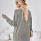 Contrast Mock Neck Long Sleeve T-Shirt