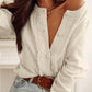 ZeldaMarie Round Neck Long Sleeve Cardigan