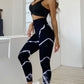 Slim Fit High Waist Long Active Pants