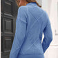 KnitwearTime Turtleneck Dropped Shoulder Sweater