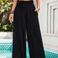 Savannah Lynn Smocked Wide Leg Pants with Pockets