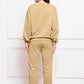 Comfy n' Cozy Round Neck Long Sleeve Sweatshirt and Pants Set