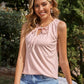 Solid Tie Neck Tank
