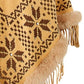 BeautifulMe Fringe Geometric Cape Sleeve Poncho