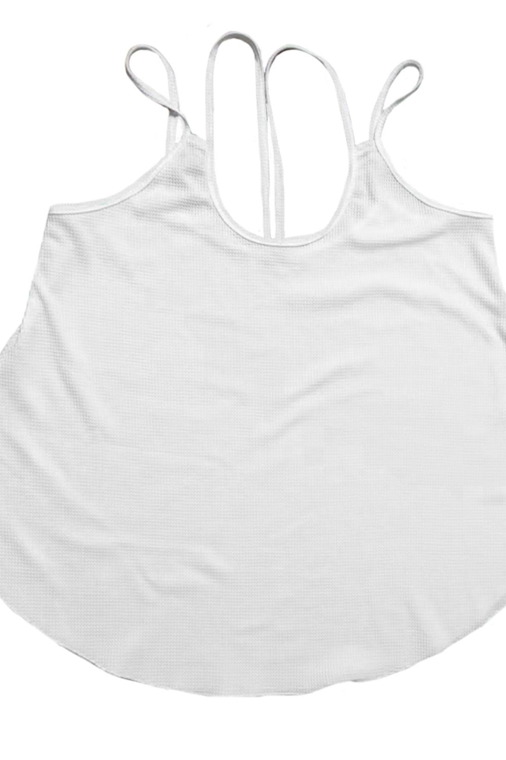 Women's Full Size Scoop Neck Double-Strap Cami