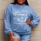 Simply Love Christmas Themed Full Size GINGERBREAD Long Sleeve Sweatshirt