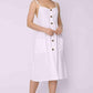 Full Size Spaghetti Strap Smocked Dress with Pockets