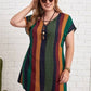 Women's Zabelle Plus Size Striped Short Sleeve Mini Dress