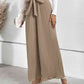 Tied Wide Leg Long Pants