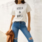 Simply Love Full Size ROCK & ROLL Short Sleeve T-Shirt