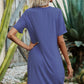 Women's Twisted V-Neck Short Sleeve Dress