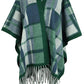 One Size Cloak Sleeve Fringe Detail Poncho