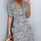 Women's Printed Button down Pocketed Dress