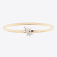 Women's Rhinestone Butterfly Elastic Metal Belt