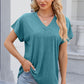 V-Neck Short Sleeve T-Shirt