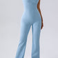 Sleeveless Straight Active Jumpsuit