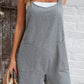 Spaghetti Strap Romper with Pockets