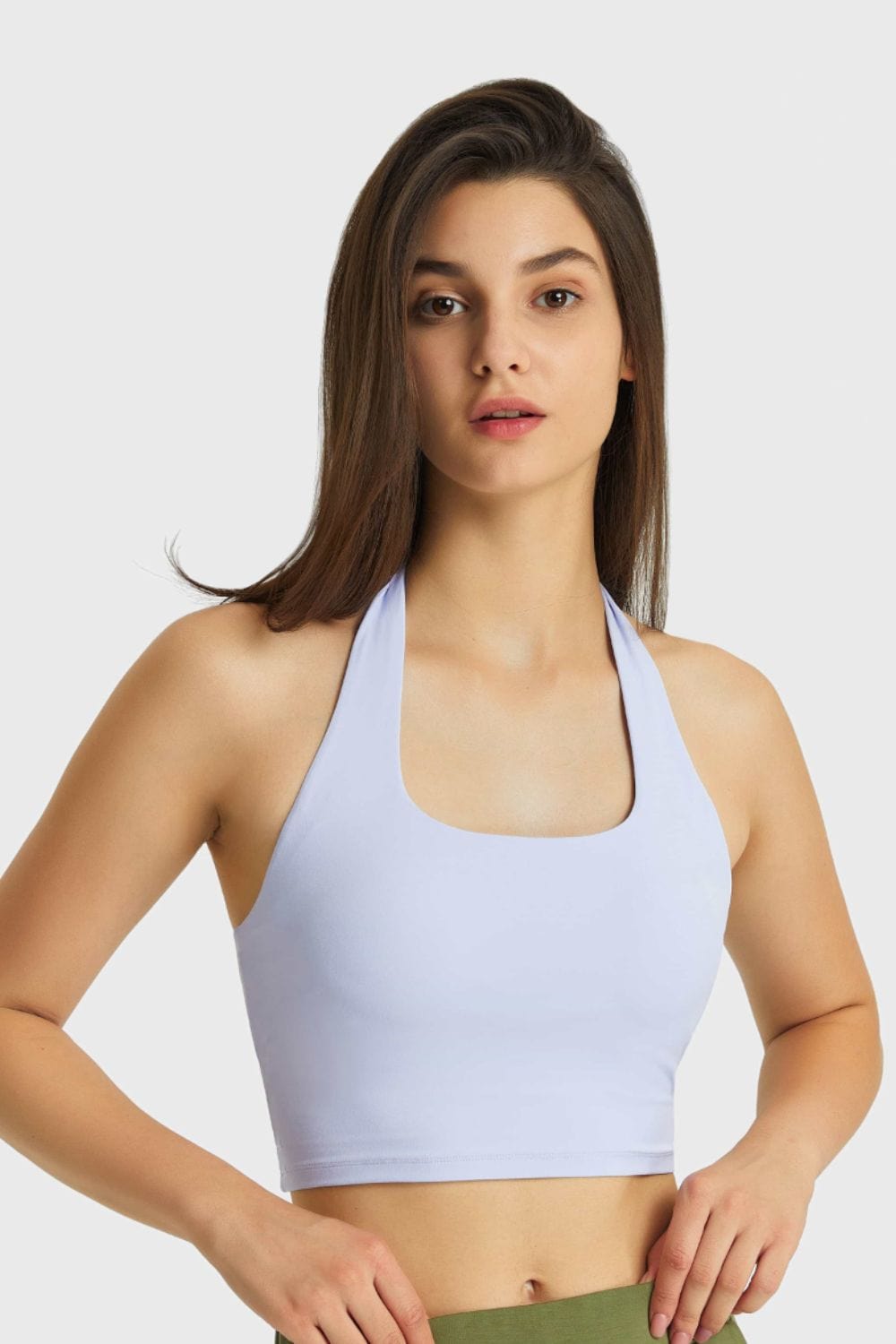 LB&M Style Breathable Halter Neck Sports Bra