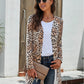 Printed Open Front Longline Cardigan