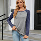 Full Size Round Neck Raglan Sleeve T-Shirt