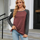 Full Size Round Neck Raglan Sleeve T-Shirt