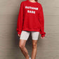 Simply Love SEASONAL Full Size AUTUMN BABE Graphic Sweatshirt